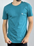 Camiseta Básica Lobo Bordada Verde Lagoa - Acostamento