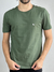 Camiseta Básica Lobo Bordada Verde Clagliari - Acostamento