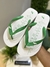 Chinelo Branco Lettering Verde 9002 - Acostamento - Kamarim Patos