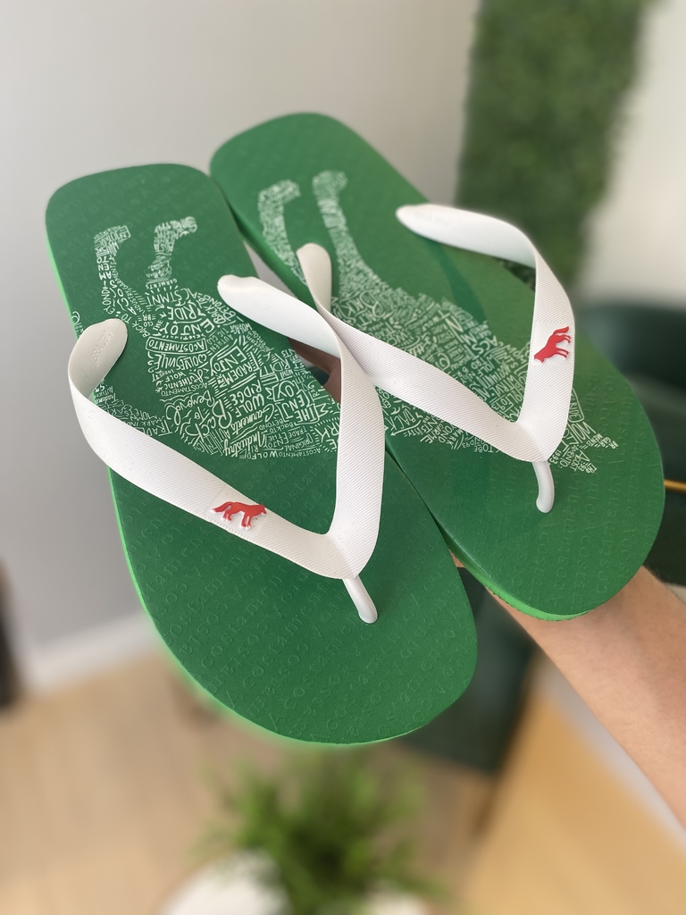 Chinelo Verde Medio Lobão - Acostamento - comprar online