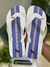 Chinelo Branco Listra Azul - Acostamento