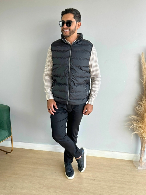 Colete Puffer Preto - Kamarim - comprar online