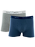 Kit 2 Cuecas Boxer Cotton Azul / Cinza Claro 110.04 - Mash - comprar online