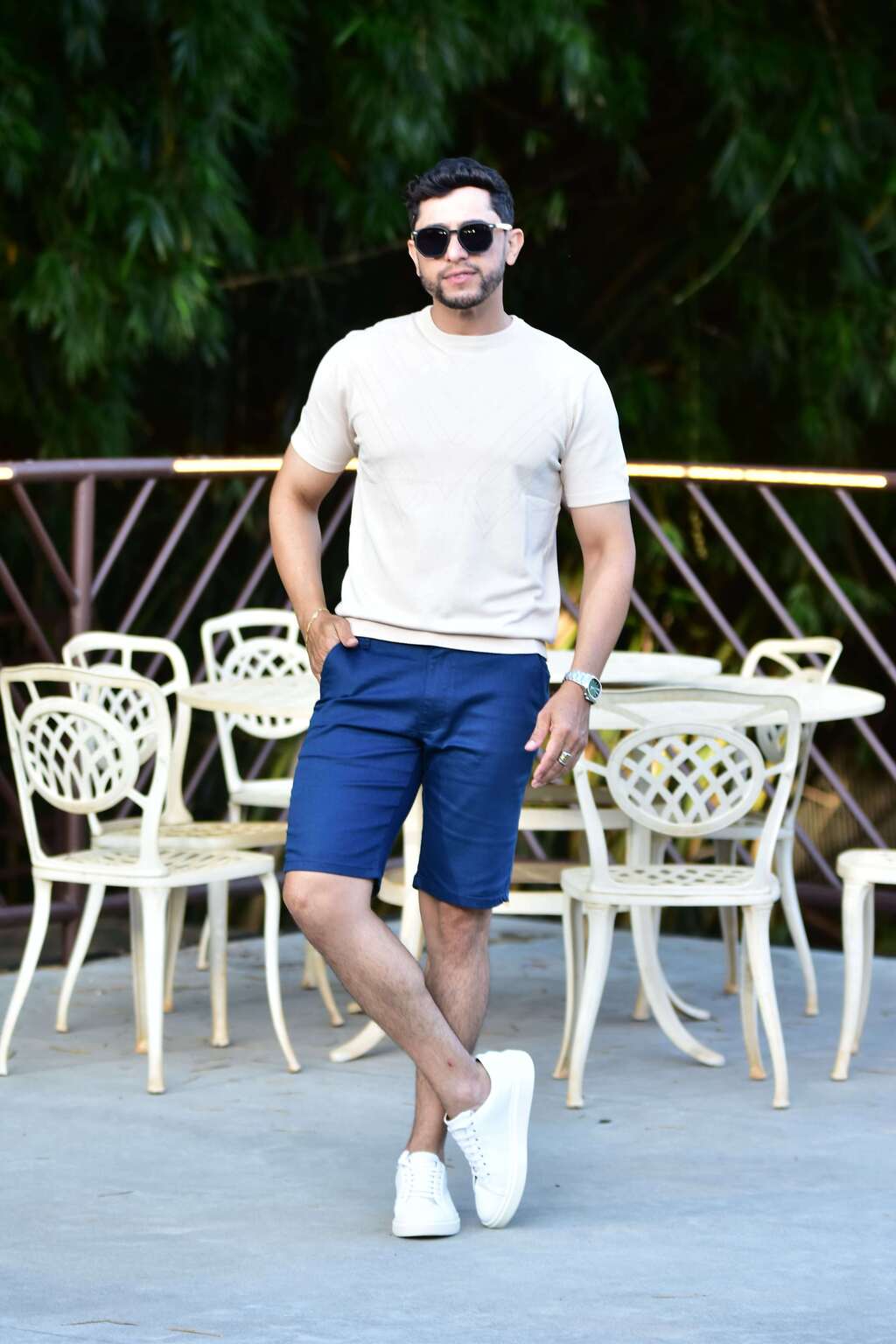 Kit 2 Bermuda Alfaiataria Skinny - Conquest