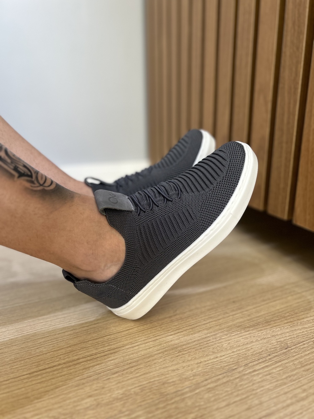 Sapatenis Tricot Confort Cinza - Ogochi - comprar online
