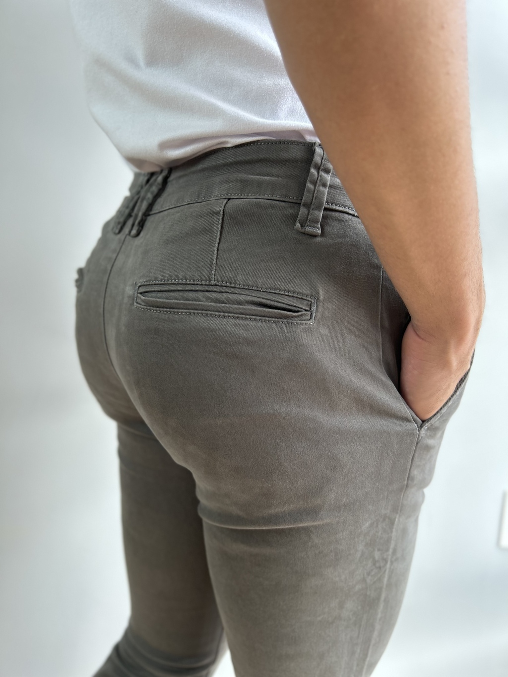 Calça Alfaiataria Skinny Italian Cinza Chumbo - Conquest na internet