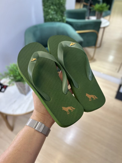 Chinelo Verde Militar Liso - Acostamento - comprar online