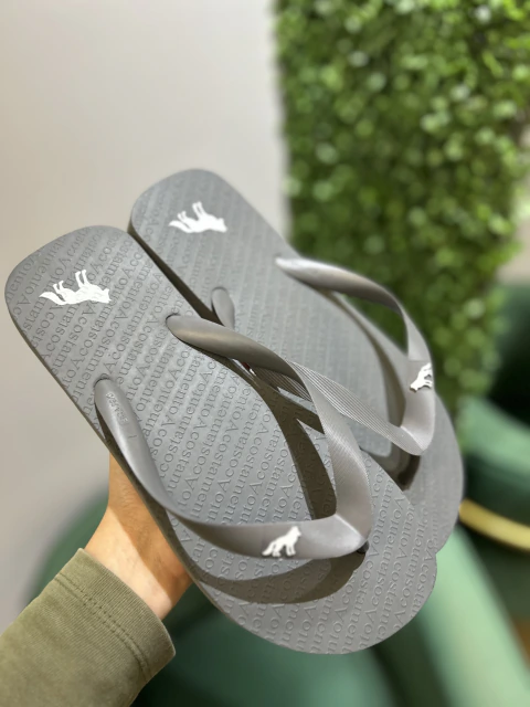 Chinelo Cinza liso - Acostamento - loja online