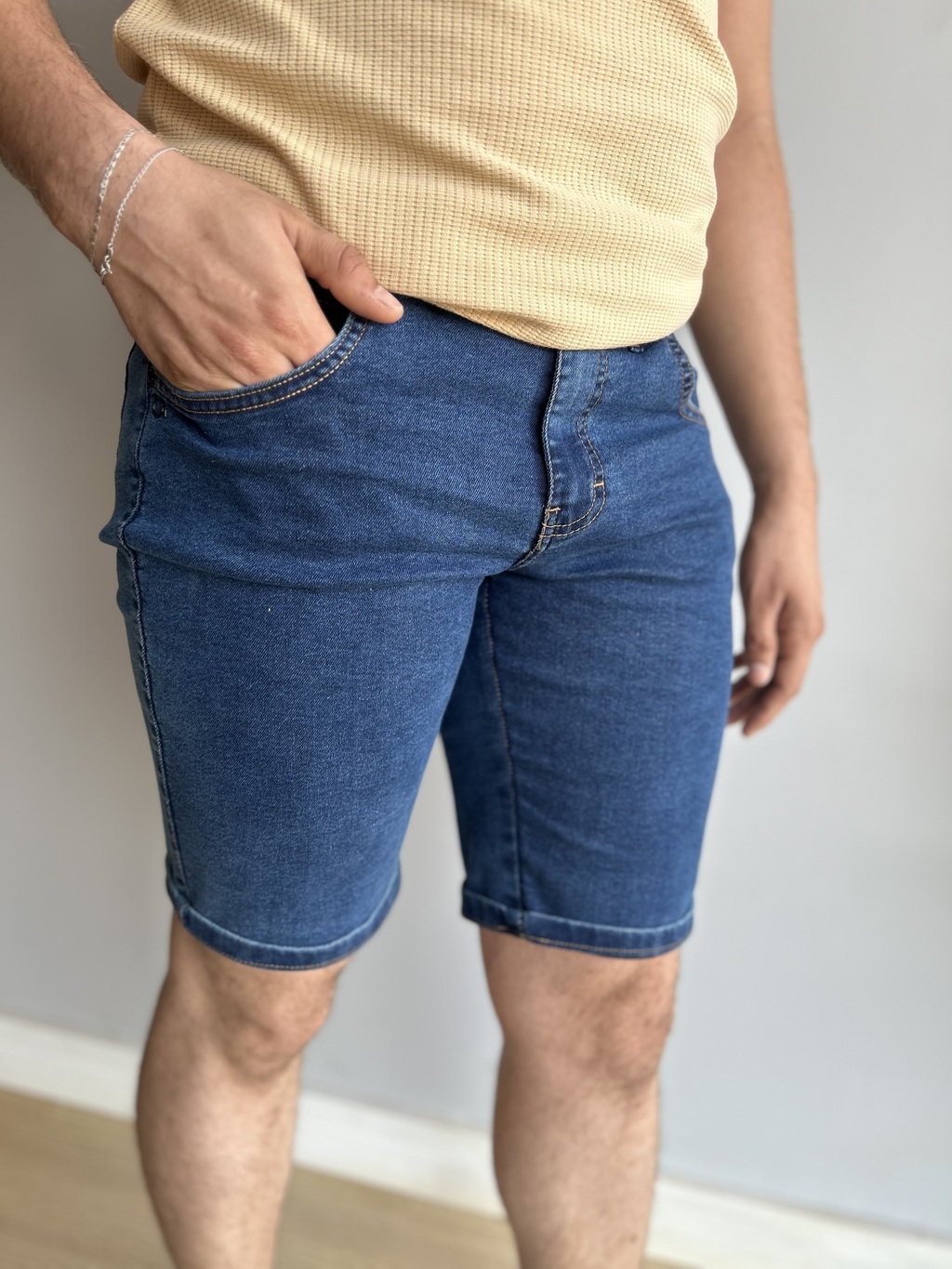 Bermuda Jeans Escura Essencial 1020 - Ogochi - Kamarim Patos