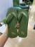 Chinelo Verde Militar Liso - Acostamento