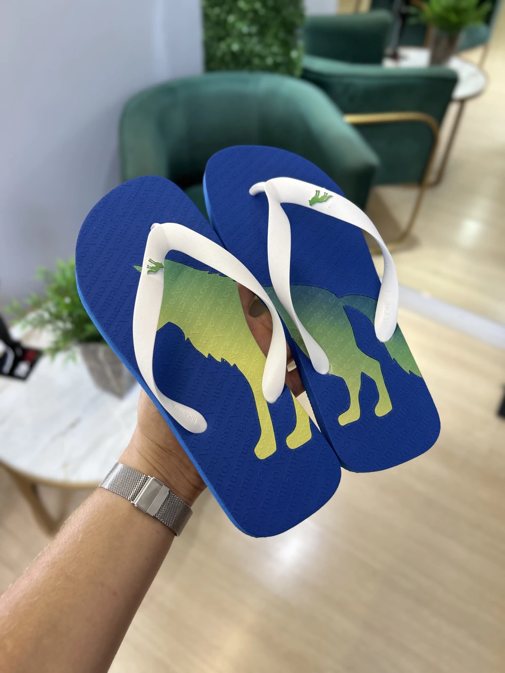 Chinelo Azul Lobão 9024 - Acostamento - comprar online