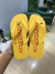 Chinelo Amarelo Lettring 9020 - Acostamento