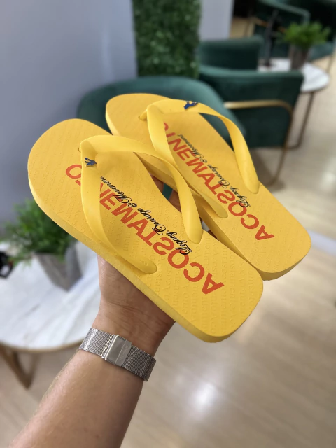 Chinelo Amarelo Lettring 9020 - Acostamento - comprar online