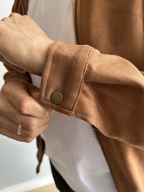 Jaqueta Suede Caramelo - loja online