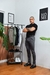 Calça Alfaiataria Skinny Amsterdã Acetinada Cinza Chumbo - Conquest na internet
