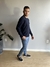 Suéter Tricot Azul Marinho Essencial Gola Careca 1002 - Ogochi - comprar online