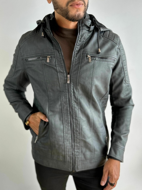 Jaqueta P.U Cinza Chumbo 1112 - Kamarim - comprar online