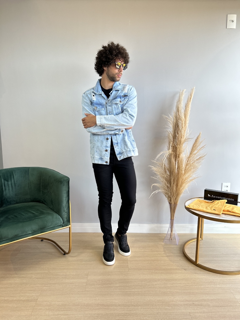 Jaqueta Slim Jeans Clara Destroyed - AST na internet