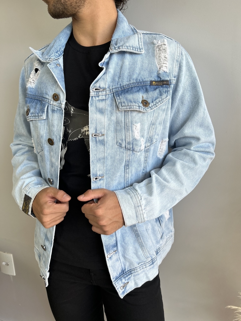 Jaqueta Slim Jeans Clara Destroyed - AST - comprar online