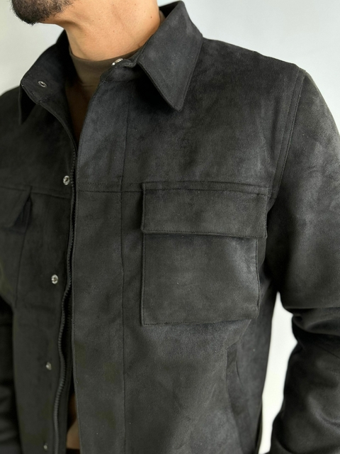 Jaqueta Suede Preta - RSM - loja online