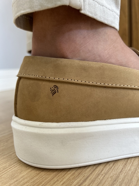 Sapato Mocassim Loafer Dallas Bege 16443 - Conquest - loja online
