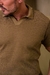 Camiseta Gola Polo Tricot V Caqui - Oxg - Kamarim Patos