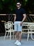 Camiseta Gola Polo Tricot Texturizada Preta 1074 - Conquest - loja online
