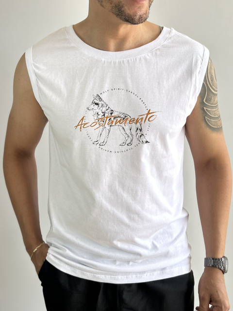 Regata Oversized Branca Lobo 3004 - Acostamento