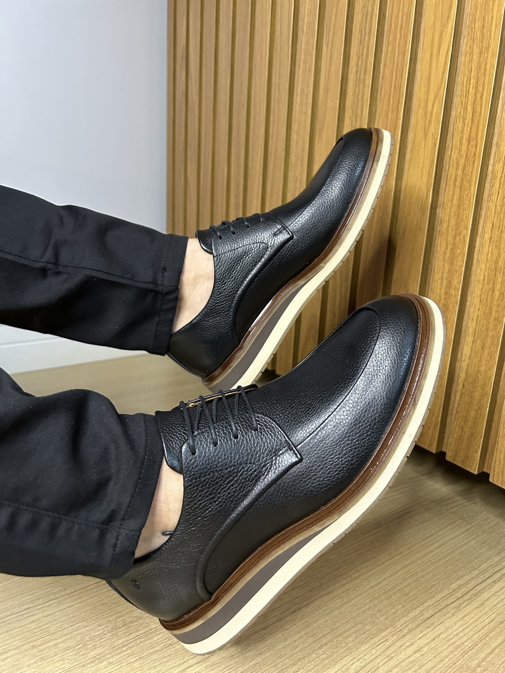 Sapato Derby Napoli Preto 1770 - Conquest - comprar online