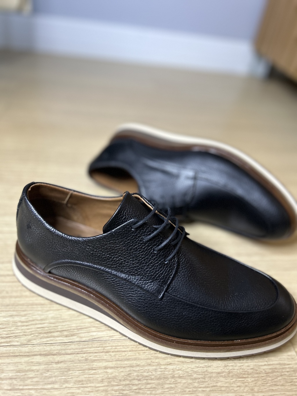 Sapato Derby Napoli Preto 1770 - Conquest - loja online