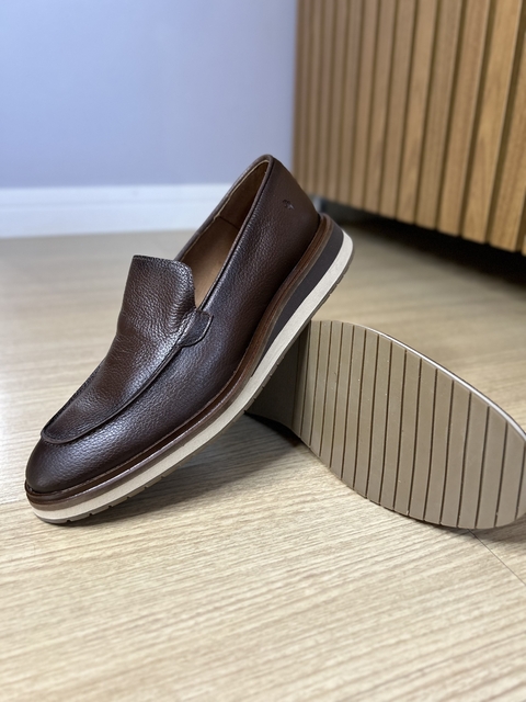 Sapato Mocassim Loafer Decker Café 4016 - Conquest - Kamarim Patos