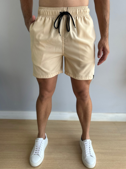 Short Praia Liso Bege 0012 - Conquest - comprar online
