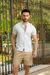 Kit 2 Short Casual Resort Bege Cru e Caqui - Conquest