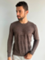 Suéter Tricot Marrom Casual Gola Careca 4004 - Ogochi - Kamarim Patos