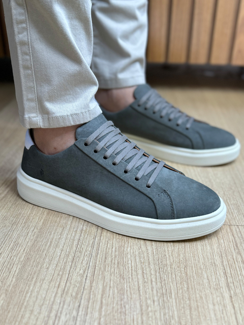 Tenis Sneaker Lucca Cinza 16022 - Conquest na internet