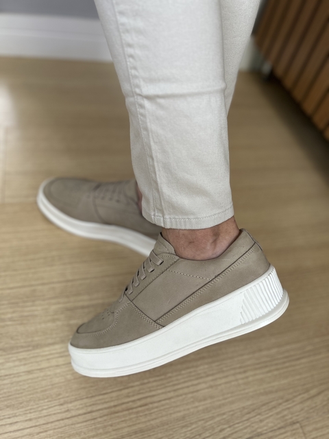 Tenis Sneaker River Nobuk Marfim 16102 - Conquest - comprar online