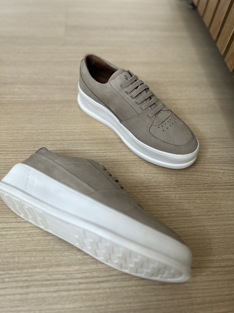Tenis Sneaker River Nobuk Marfim 16102 - Conquest - Kamarim Patos