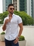 Camisa Manga Curta Linho Flamê Slim Branca - Oxg