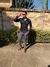 Camisa Social Acetinada Slim Preta - Zip Off - loja online