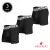 Cuecas Boxer Kevland - Kit Com 3 Peças Microfibra Preta elástico Prata - comprar online