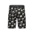 Cueca Boxer Long Leg Kevland Black and White Skulls na internet
