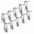 Cuecas Boxer LONG LEG Kevland Microfibra - Kit Com 10 Peças na cor BRANCO