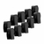 Cuecas Boxer LONG LEG Kevland Microfibra - Kit Com 10 Peças na cor PRETO