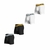 Cueca Boxer Kevland Microfibra - Kit com 4 Peças Prata e Dourado