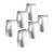 Cuecas Boxer LONG LEG Microfibra Kevland - Kit Com 06 Peças na cor BRANCO