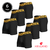 Cuecas Boxer Kevland - Kit Com 6 Peças Microfibra Preta elástico Dourado - comprar online