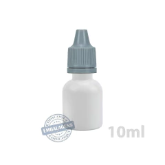 1500 Frasco plástico 10ml conta gotas bojudo injetado - Ref 14774 - EDDICOQUI EMBALAGENS