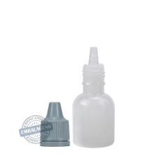 500 Frasco plástico 10ml conta gotas bojudo injetado - Ref 14766 - EDDICOQUI EMBALAGENS