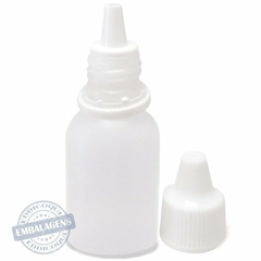 1500 Frasco Plástico 15ml conta gotas - Ref 14784 - EDDICOQUI EMBALAGENS