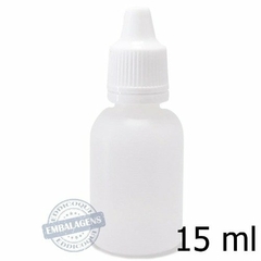1500 Frasco Plástico 15ml conta gotas - Ref 14784